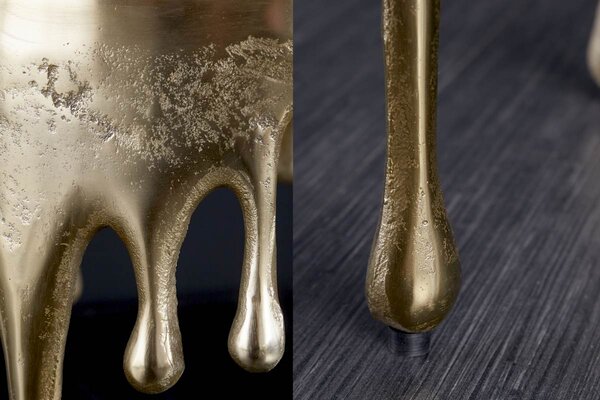 Dizajnový konferenčný stolík Gwendolyn 51 cm zlatý