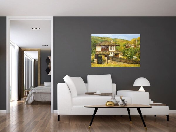 Obraz - Chalúpky v lete (90x60 cm)