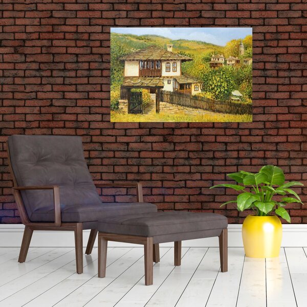 Obraz - Chalúpky v lete (90x60 cm)