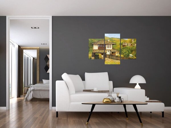 Obraz - Chalúpky v lete (90x60 cm)