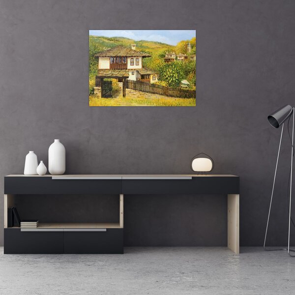 Obraz - Chalúpky v lete (70x50 cm)