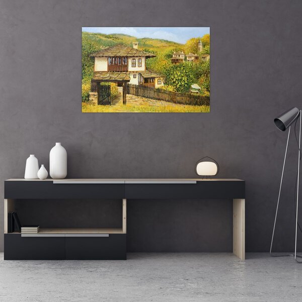 Obraz - Chalúpky v lete (90x60 cm)
