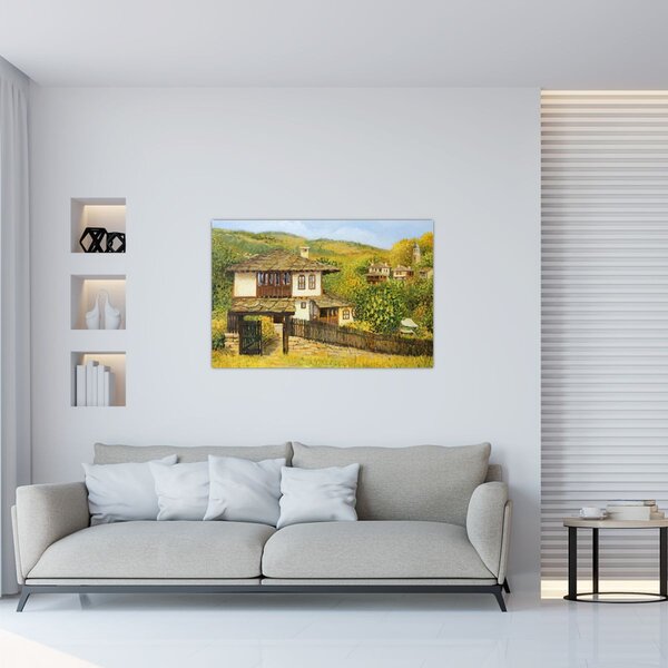 Obraz - Chalúpky v lete (90x60 cm)