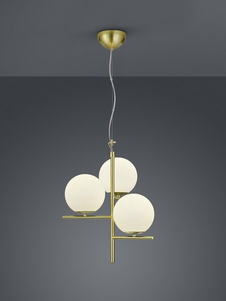 Trio 302000308 závesné stropné svietidlo Pure 3x28W | E14