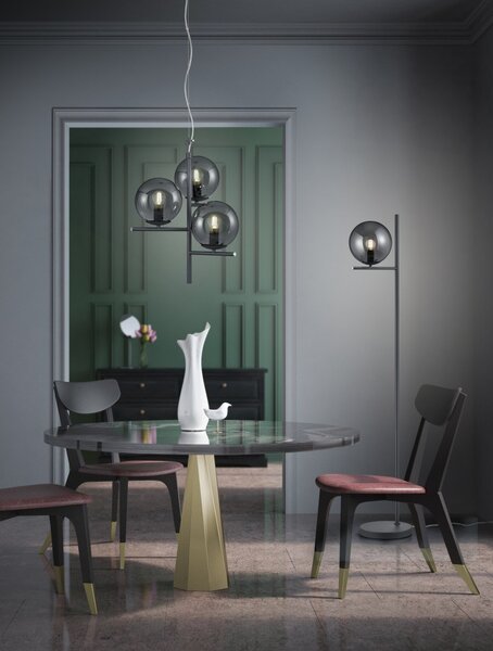 Trio 402000142 stojaca lampa Pure 1x28W | E14