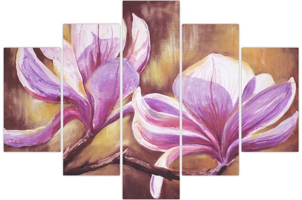 Obraz - Kvety magnólie (150x105 cm)