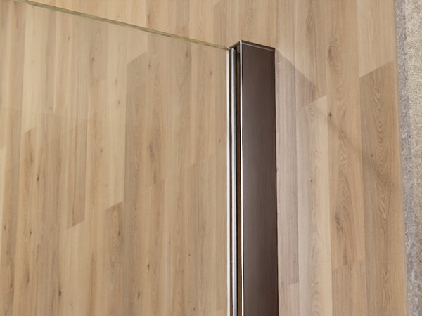Besco Obdĺžnikový sprchový kút PIXA GUN METAL R 100x80 (100x90, 120x80, 120x90), výška 195 cm - bez vaničky BESCO-Rozmery: 100x80, BESCO-Orientácia: Ľavá