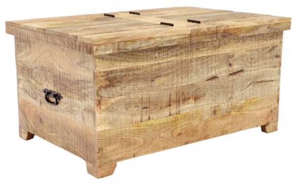 Truhlica Retro 90x45x45 indický masív mango