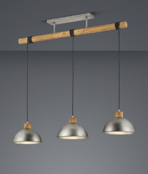 Trio 303400367 závesné stropné svietidlo Delhi 3x42W | E27
