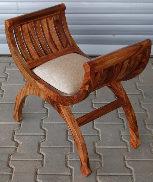 Kreslo Senátne 60x60x40 indický masív palisander