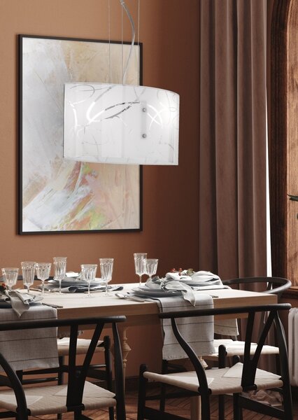 TRIO 304400201 Spirella závesné svietidlo E27 2x40W