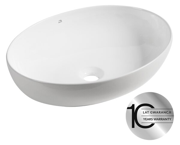 Laveo Umývadlo na dosku Desna 51,5x39,5 cm - VUD_6251, keramika, biele
