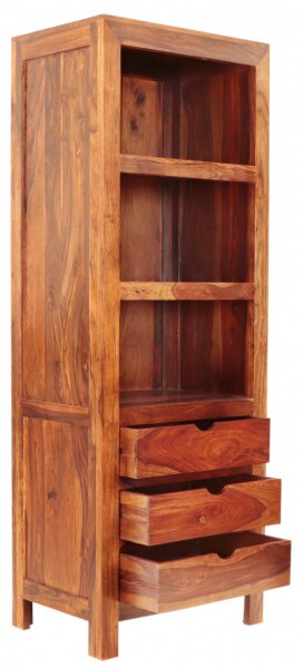 Knižnica Amba 65x180x45 z indického masívu palisander