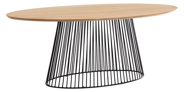 Jedálenský stôl s doskou z mangového dreva Kave Home, 200 x 110 cm
