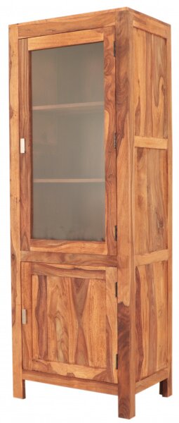 Vitrína Amba 65x180x45 z indického masívu palisander
