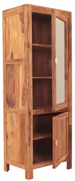 Vitrína Amba 65x180x45 z indického masívu palisander