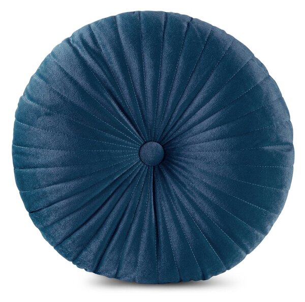 DEKORAČNÝ VANKÚŠ VELVET68 (FI) 40 CM TMAVOMODRÁ