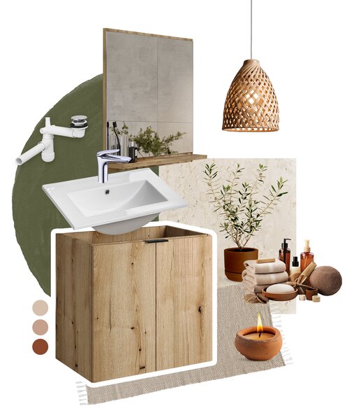 Comad Nábytková horná doska Nova 140/40 cm, dub coast evoke