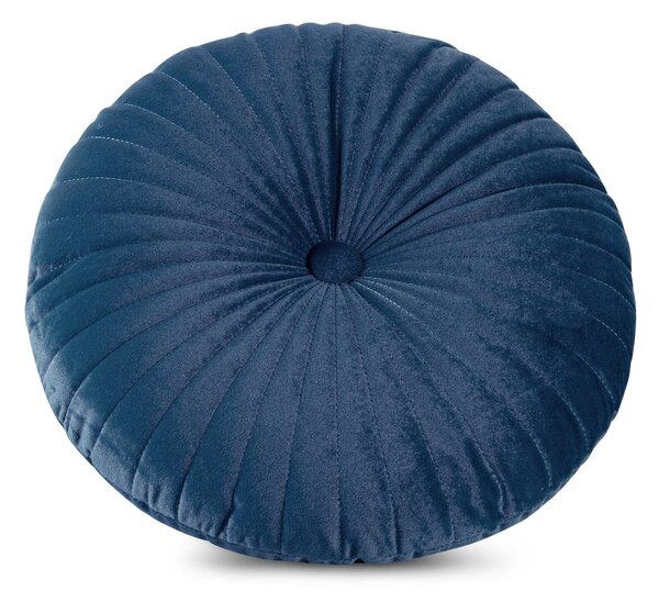 DEKORAČNÝ VANKÚŠ VELVET68 (FI) 40 CM TMAVOMODRÁ