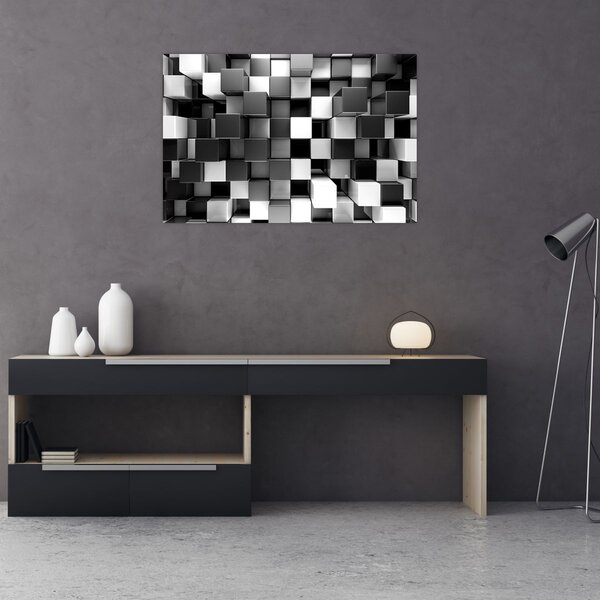 Obraz - Kocky (90x60 cm)
