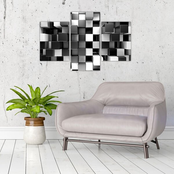 Obraz - Kocky (90x60 cm)