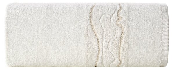 BAVLNENÝ UTERÁK KARIN 70X140 CM KRÉMOVÁ