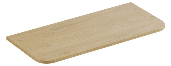 Comad Nábytková horná doska Ovalia Cremona 100 cm, dub cremona
