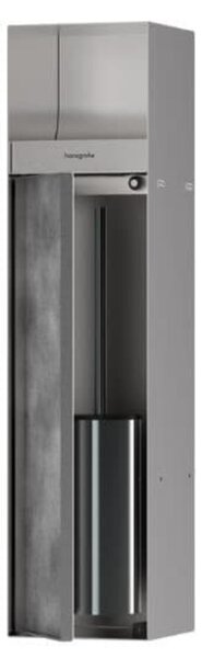 Držiak Hansgrohe XtraStoris Rock s dvierkami nerez 56062800