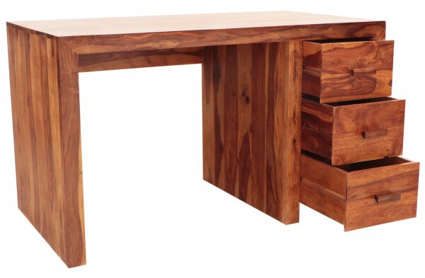 Písací stôl 130x76x70 Kali indický masív palisander
