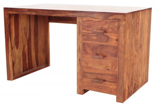 Písací stôl 130x76x70 Kali indický masív palisander