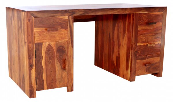 Písací stôl Kali 160x76x80 indický masív palisander