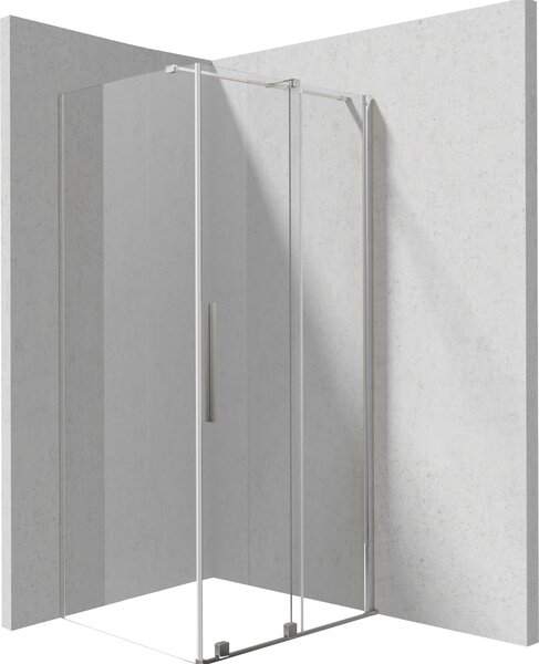 Deante Obdĺžnikový sprchovací kút Prizma 100x80 cm - KPN0P10S08, chróm - bez vaničky