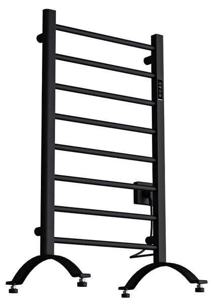 BPS-koupelny Elektrický kúpeľňový radiátor TAAL BL 200W, 50x91 cm, čierny