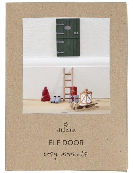 Dekoratívne dvierka pre vianočných škriatkov Elf Door