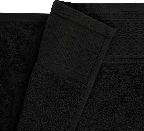 BAVLNENÉ UTERÁKY SOLANO SADA 2 KS 50X90 CM, 2 KS 70X140 CM VIACFAREBNÁ