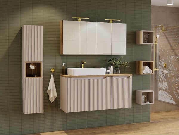 Comad Kúpeľňová skrinka pod umývadlo Nova Cashmere 80 kašmír