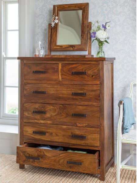 Komoda Rami 90x120x45 indický masív palisander