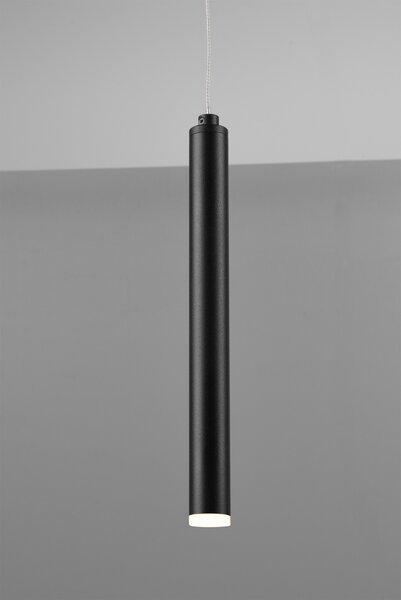 Trio 321691132 LED závesné stropné svietidlo Tubular 11x2,5W | 2420lm | 3000K | IP20 - 3 fázové stmievanie, čierna