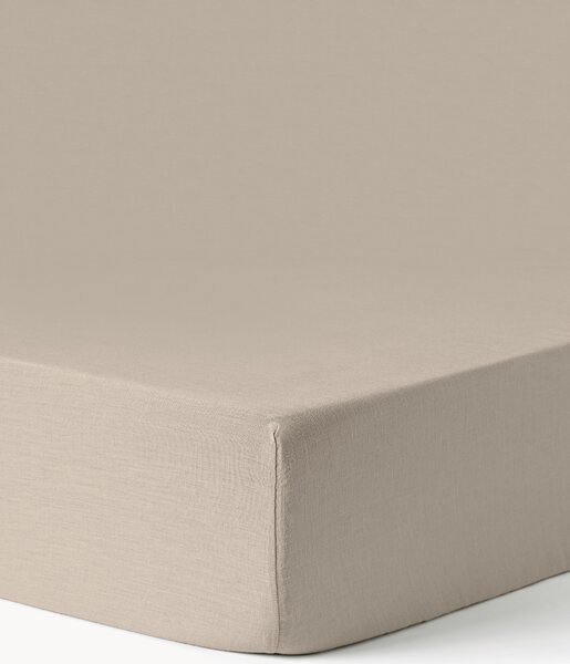 Elastická plachta na topper matrac z vypraného ľanu Airy