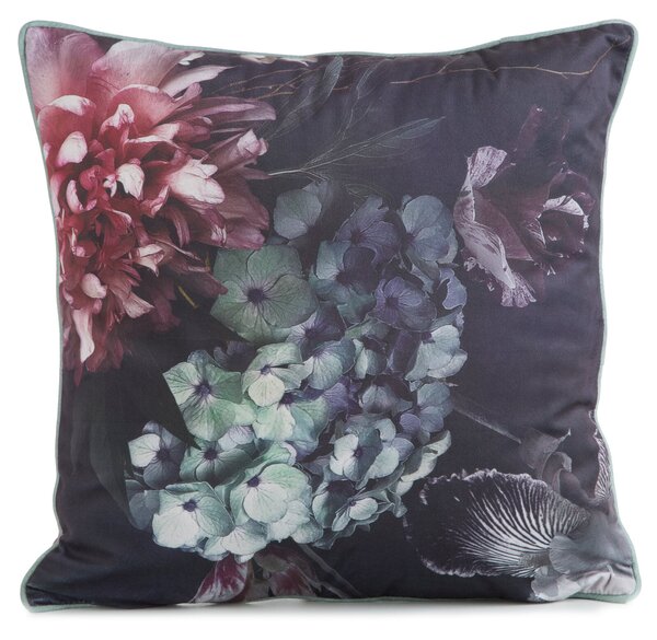 DEKORAČNÁ OBLIEČKA NA VANKÚŠ VELVET 131 45X45 CM KVETY