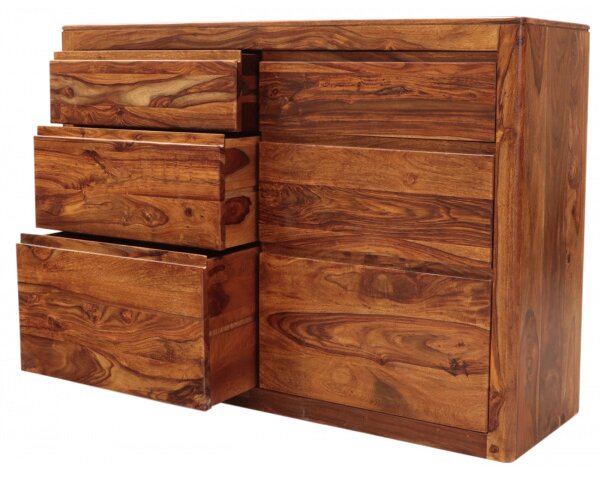 Komoda Tina 140x100x45 indický masív palisander