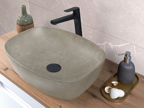 Comad Set kúpeľňového nábytku Adel White 80 biela mat/dub wotan