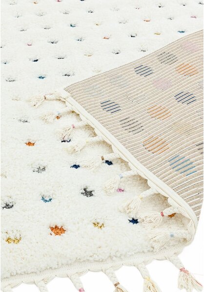 Béžový koberec Asiatic Carpets Dotty Multi, 80 x 150 cm