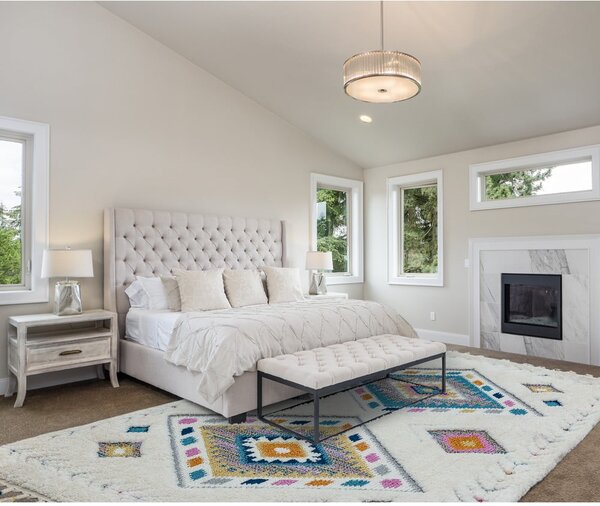 Béžový koberec Asiatic Carpets Rhombus, 120 x 170 cm