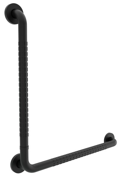 Nimco Nerezové madlo lomené 600 mm - BMLC 906060-90, čierne