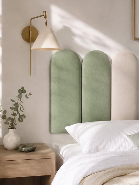 Sinsay - Čalúnené nástenné panely 2 pack - bledozelená