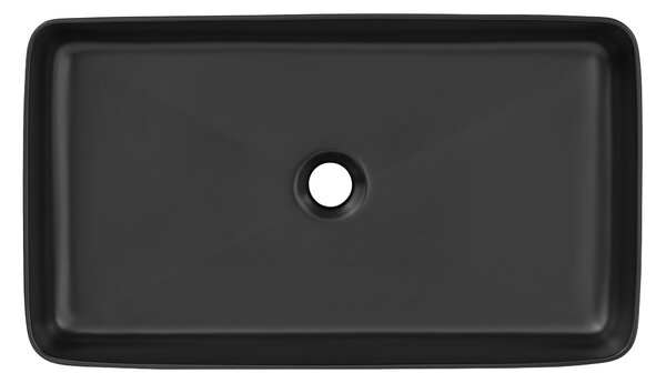 Comad Keramické umývadlo na dosku UM-6275 SLIM 60, čierna mat