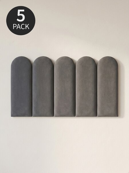 Sinsay - Čalúnené nástenné panely 5 pack - tmavosivá