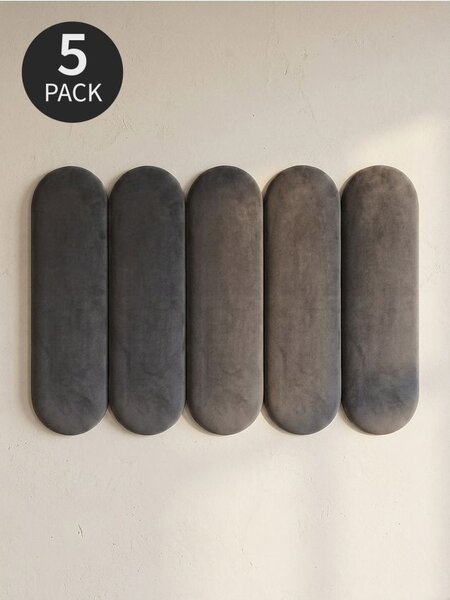 Sinsay - Čalúnené nástenné panely 5 pack - tmavosivá