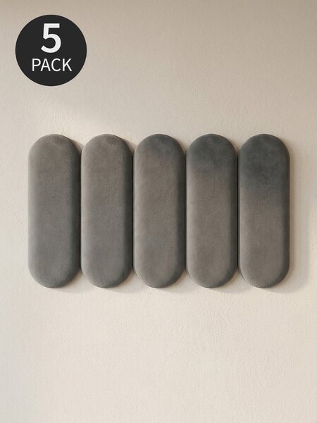 Sinsay - Čalúnené nástenné panely 5 pack - svetlošedá
